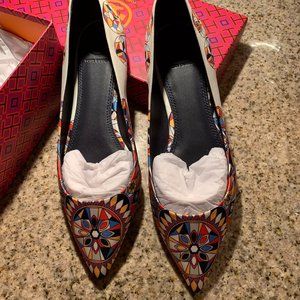 TORY BURCH VICTORIA TANGERINE PSYCHEDELIC